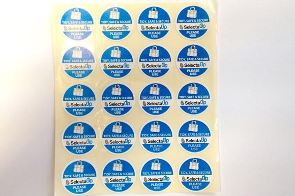 SelectaCLIP Menu Stickers (per 20)